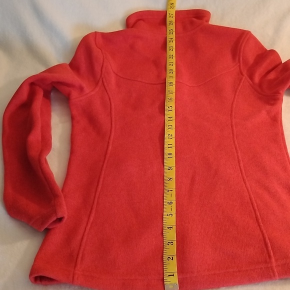 The North Face High Collar Full Zip Knit Sweater Women's Small Read - Picture 4 of 4